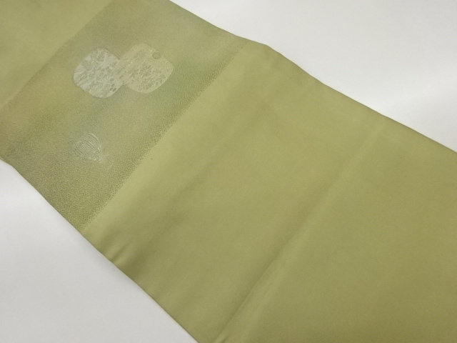 仕覆に茶筅模様織出し名古屋帯